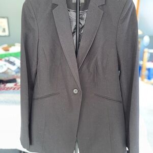 Worthington Black Single-Button Tailored Blazer